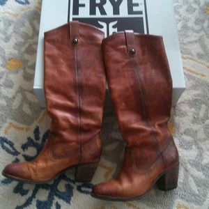 Frye Leather Jackie Button Boots